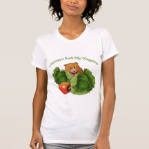 Hamster: Essen Sie immer meine Veggies: Gesundheit Shirts