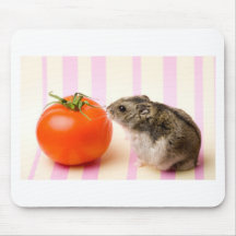 Hamster und Tomate Mousepads
