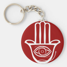 Hand von Miriam (Hamsa) Schlüsselbänder