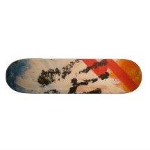 Hände auf Zeit-Skate-Brett Bedrucktes Skateboard