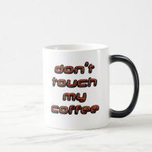 Hände weg kaffee haferl