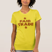 Handels-Mitteilung auf T-Shirt
