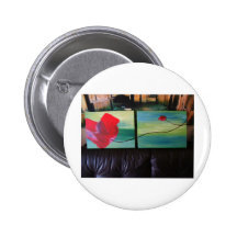 handgemachte Kunst der Leinwand Anstecknadelbutton