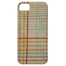 Handgemachter Karo-Muster-Fall Etui Fürs iPhone 5