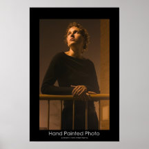 Handgemaltes Foto Posterdruck