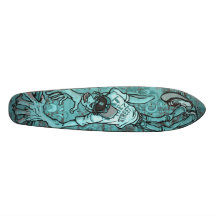 Handlauf-Skateboard-Entwurf essen die Straße Personalisierte Skateboards