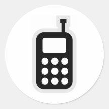 Handy Runde Sticker
