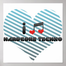 Hardcore Techno Fan Posterdrucke