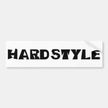 hardstyle Text Auto Aufkleber