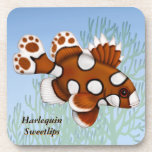 Harlekin Sweetlips Riff-Fisch-Korken-Untersetzer