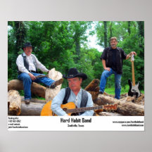 Hartes Gewohnheits-Band-Plakat 2008