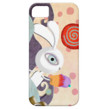 Häschen-süße Lutscher-Wünsche iPhone 5 Hülle