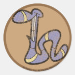 Haselnuss die Wurm-Aufkleber