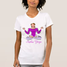 Hatha Yoga Theme Woman's T-shirt