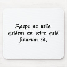 Häufig ist es nicht einmal günstig, zu wissen, was mauspad