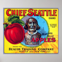 Hauptseattle-Äpfel Posterdrucke