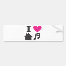 Hausmusik der Liebe I Autoaufkleber