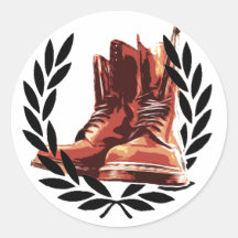 Hautstiefel Stickers
