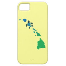 Hawaii-Inseln und Hawaii-Schildkröte iPhone 5 Cover