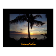 Hawaii jedermann, Honolulu Postkarten