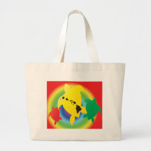 Hawaii-Reggae-Schildkröten Leinentasche