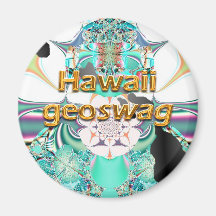 Hawaii-Staat Geocaching liefert Magneten Geoswag