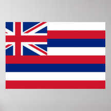 Hawaii, Vereinigte Staaten Plakatdruck