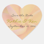 Hawaiian Flower Save the Date Sticker