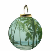 Hawaiische Strand-Verzierung Fotofiguren