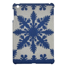 Hawaiisches Steppdecken-Blau