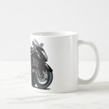 Hayabusa schwarzes Fahrrad Teetasse
