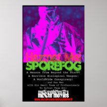 Hazmat Mel "SporeFog" winziges Film-Plakat