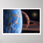 HD177830 b und Mond-Druck Posterdrucke