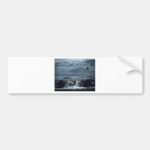 HDR-Surfer-surfendes Wellen-Ozean-Strand-Wasser Autoaufkleber