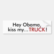 He küssen Obama, mein…, LKW! Auto Sticker