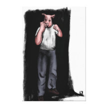 He Schwein-Piggy Schwein-Schwein-Schwein Galerie Faltleinwand