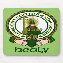 Healy Clan-Motto-Mausunterlage Mousepads