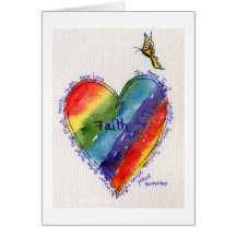 Heartwishes mit gelbem Schmetterling Karte