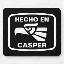 Hecho en Casper personalizado Gewohnheit personali Mousepads
