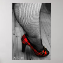 Heels der roten Reithaube Posterdrucke