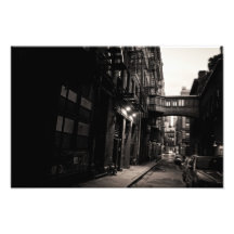 Heftklammer-Straße - Tribeca - New York City Photographischer Druck