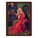 Heilige Familie durch Schongauer Martin (beste Qua Postkarten