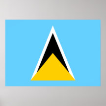 Heilige Lucia-Flagge Posterdruck