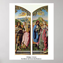 Heiliger Alexius durch Meister des Heiligen Bartho Plakate