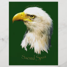 HEILIGER GEIST Weißkopfseeadler Individuelle Flyer