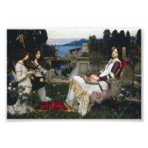 Heiliges Cecilia Serenaded durch Engel mit Violine Kunstphotos
