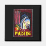 Heiliges Land-Vintage Reise-Kunst Besuchs-Palästin Magnete
