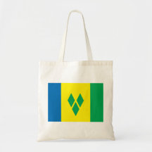 Heiliges Vincent-Flagge Leinentaschen