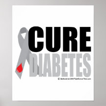 Heilungs-Diabetes-Band Plakatdruck