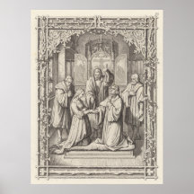 Heirat von Martin Luther und von Catherine von Bor Posterdrucke